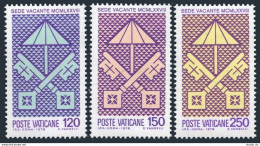 Vatican 635-637, MNH. Michel 726-728. Keys Of St Peter, Insignia. 1978. - Ungebraucht