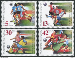 Bulgaria 3527-3530,3531,MNH.Michel 3825-3828,Bl.209. World Soccer Cup Italy-1990 - Neufs