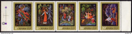 Russia 4400-4404a, MNH. Mi 4434-4438. Palekh Art State Museum, 1975. Folklore. - Unused Stamps