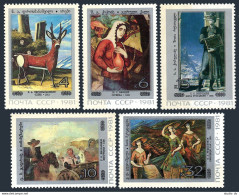 Russia 4995-4999, MNH. Michel 5126-5130. Paintings, Georgian Artists, 1981. - Unused Stamps