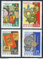 Russia 2701-2704, MNH. Mi 2716-2719. National Handicrafts: Dolls, Pottery. 1963. - Unused Stamps