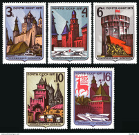 Russia 3880,3910-3913,3914,MNH. Kremlin 1971.Girki,Pscov,Velikaya River,Novgorod - Ungebraucht