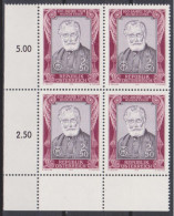 1979 , Mi 1625 ** (2) -  4 Er Block Postfrisch - 100 Jahre Technologisches Gewerbemuseum TGM , Wien - Unused Stamps