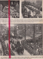 Anvers Antwerpen Funérailles Des Victimes Catastrophe De Brasschaat - Orig. Knipsel Coupure Tijdschrift Magazine - 1937 - Non Classés