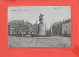 59 DENAIN Cpa Place De La Liberté Imp Cacheux - Denain