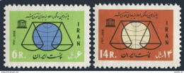 Iran 1271-1272,MNH.Michel 1182-1183. Declaration Of Human Rights-15.1963. - Iran