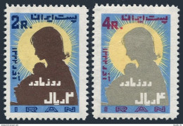 Iran 1273-1274,MNH.Michel 1184-1185. Mothers Day 1963.Mother And Child. - Iran