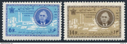 Iran 1257-1258,MNH.Michel 1168-1169. Visit 1963.General De Gaulle.Persepolis. - Iran
