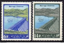 Iran 1249-1250, MNH. Michel 1160-1161. Chahnaz Dam, 1963. - Iran