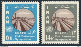 Iran 1207-1208,MNH.Michel 1120-1121. Petroleum Symposium Of ECAFE.Oil,1962. - Iran