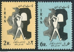 Iran 1238-1239,MNH.Michel 1151-1152. Labor Day 1963.Worker. - Iran