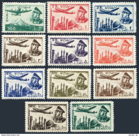 Iran C68-C78,MNH.Michel 867-877. Air Post 1953.Plane Over Mt Demavend,Mosque. - Iran