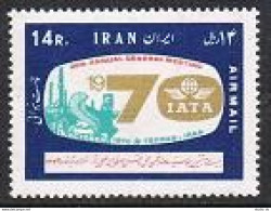 Iran C89, MNH. Michel 1492. Air Post 1970. 26th Meeting Of IATA. Tehran. - Iran