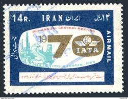 Iran C89, Used. Michel 1492. Air Post 1970. 26th Meeting Of IATA. Tehran. - Iran