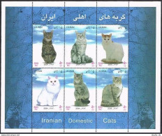Iran 2897 Af Sheet,MNH. Domestic Cats,2004. - Iran