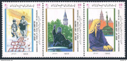 Iran 2607-2609a Strip, MNH. Support For Bosnia And Herzegovina, 1993. - Iran