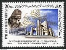 Iran 2381 Block X4,MNH.Michel 2355. Poet M.H.Shahryar,1989. - Iran