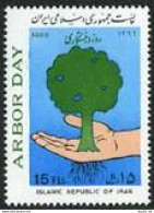 Iran 2312 Block/4, MNH. Michel 2264. Arbor Day, 1988. - Iran