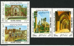 Iran 2315-2318a Pairs, MNH. Michel 2272-2275. Mosque, Courtyard, Minarets. 1988. - Iran