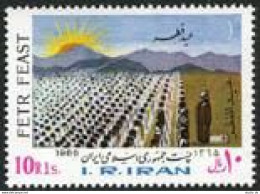Iran 2226, MNH. Michel 2165. Id Al-Fitr Feast, Moslems Praying, 1986. - Iran
