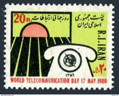 Iran 2054, MNH. Michel 1978. Telecommunications Day, 1980. - Iran