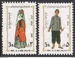 Iran 2050-2051, MNH. Michel 1974-1975. Novrooz 1980. East Azerbaijani Costumes. - Iran