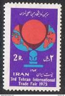 Iran 1877 Block/4,MNH.Michel 1806. 3rd Tehran Trade Fair,1975. - Iran