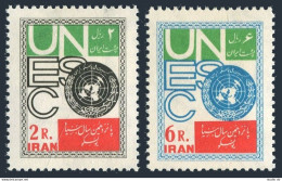 Iran 1202-1203,MNH.Michel 1115-1116. UNESCO,15th Ann.1962. - Iran