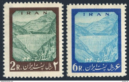 Iran 1198-1199,hinged.Michel 1111-1112. Karaj Dam,renamed Amir Kabir Dam,1962. - Irán