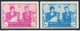 Iran 1186-1187,hinged.Michel 1099-1100. Birth Of Crown Prince Reza Koorosh,1961. - Iran