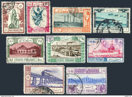 Iran 786-794, Used. Mi 640-648. Reign Of Reza Shah Pahlavi,10,1935. Industries. - Iran