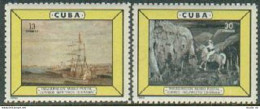 Cuba 933-934,MNH.Michel 994-995. Dioramas,Cuban Postal Museum,1965.Maritime Post - Unused Stamps