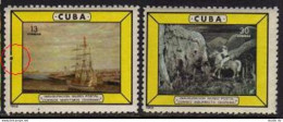 Cuba 933-934,934 Printing Error,MNH.Michel 994-995. Dioramas.Ship,Post,1965. - Neufs