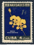 Cuba 633, MNH. Michel . Orchid Surcharged With A New Value, 1960.  - Ungebraucht