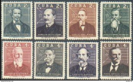 Cuba 616-623,hinged.Michel 622-629. Cuban Presidents,1959.C.M.de Cespedes - Ungebraucht