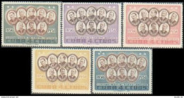 Cuba 577-581,lightly Hinged.Michel 545-549. Generals Of The Army Of Liberation. - Unused Stamps