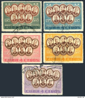 Cuba 577-581,lused.Michel 545-549. Generals Of The Army Of Liberation,1957. - Neufs