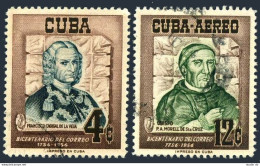 Cuba 552,C129,used. Mi 482-483. Francisco Cagigal De La Vega,Bishop Morrel,1956. - Nuovi