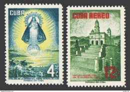 Cuba 559,C149, C149a, MNH. Mi 509-510,Bl.16. Our Lady Of Charity Of Cobre, 1956. - Nuovi