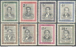 Cuba 490-97,C73-C74, MNH. Michel 358-365. Execution Of 8 Medical Students, 1952. - Ungebraucht