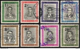 Cuba 490-97, C73-C74, Used. Mi 358-365. Execution Of 8 Medical Students, 1952. - Nuovi