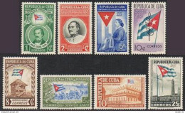 Cuba 458-461, C41-C43, E13, MNH. Michel 264-271. Cuban Flag Centenary, 1951. - Unused Stamps