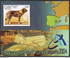 Cuba 4396,MNH.Intl.PhilEXPO,2004.Dog - Spanish Mastiff. - Neufs