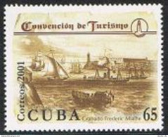 Cuba 4144,MNH. Tourism Convention,2001.Ships. - Ungebraucht