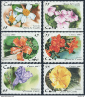 Cuba 3865-3870,MNH.Michel 4053-4058. Caribbean Flowers,1997. - Unused Stamps
