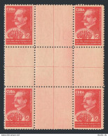 Cuba 361 Cross Gutter Block, MNH. Michel 164. Gonzalo De Quesada, 1940. - Ungebraucht