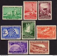 Cuba 332-336,C22-C23,E9, Lightly Hinged. Mi 120-127. Gen.Maximo Gomez-100. 1936. - Nuevos