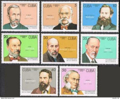 Cuba 3484-3491,3492,MNH.Michel 3661-3668,3969 Bl.134. Scientists 1993. - Nuevos