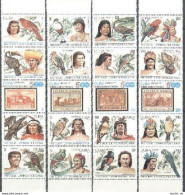 Cuba 2966-2985,MNH. Mi 3121-3140. Latin-American History, 1987. Inlands, Birds. - Unused Stamps