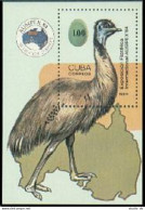 Cuba 2734 Sheet, MNH. Michel 2885 Bl.85. AUSIPEX-1984. Bird Emu. - Nuovi